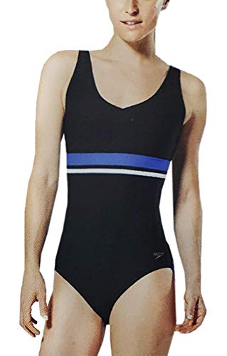 Speedo Ladies' One Piece Swimsuit (S, Speedo Black)
