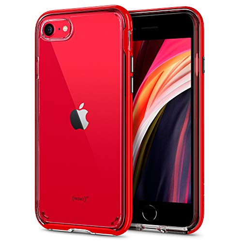 Spigen Neo Hybrid Crystal Designed for iPhone SE 2020 Case/Designed for iPhone 8 Case (2017) / Designed for iPhone 7 Case (2016) - Dante Red