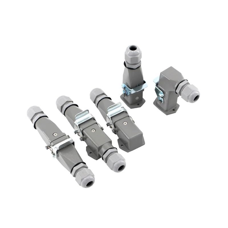 Connecteur rectangulaire 5 broches pour raccordement de machinerie d'atelier et convoyeur