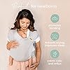 Boba Bliss Pre-Wrapped Baby Carrier with Buckle - Newborn to 7-35 lbs Light, Breathable & Easy to Adjust Hybrid Infant Sling & Toddler Carrier - Certified Hip-Healthy for 0-18 Months - Gray #2