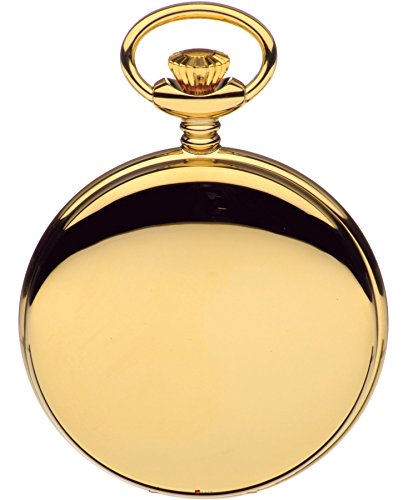 Reloj de bolsillo mecánico I LUV LTD, elegancia de oro hunter con 17 joyas 2