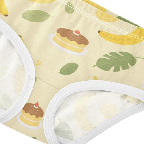 Girls' Underwear Banana Yellow Toddle Brief Panties 2-8 Years 203007014