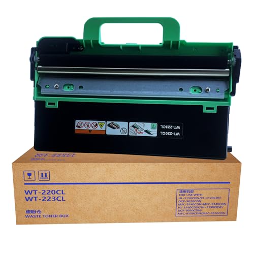 HEMEINY WT-220CL WT-223CL Resttonerkartusche kompatibel mit DCP-9015CDW 9020CDW HL-3140CW 3150CDN 3152CDW 3172CDW L3230CDW L3270CDW 3180CDW MFC-9130CW 9330CDW 93400CDW CDW L37 10CW L3770CDW Drucker