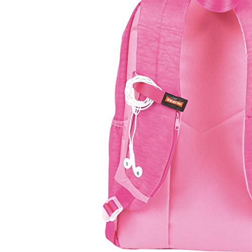 Mochila De Costas Feminina Magic Crinkle Rosa Claro Sestini