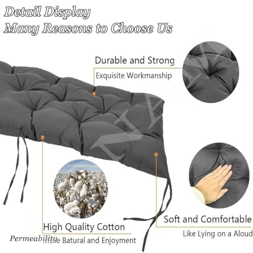 Matelas pour transat extérieure imperméable avec coussin de chaise longue - 7