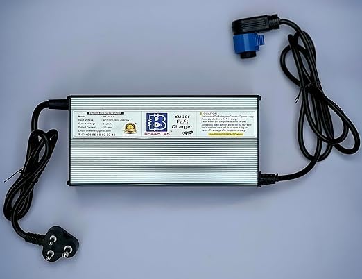 Image of BHEEMTEK 72v 12amp Charger with chagori Connector Suitable for Okinawa Paise pro /Plus