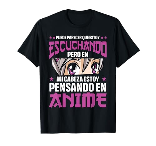 Divertido Manga En Mi Cabeza Estoy Pensando En Anime Japonés Camiseta