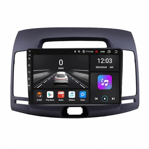 Pantalla Carplay para Hyundai Elantra 2007-2011 con Android Auto inalámbrico y GPS 2G+32G