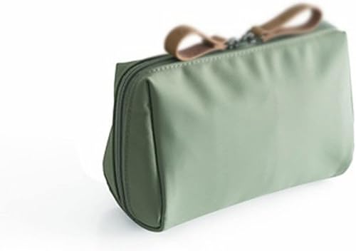 TIMWEL Toiletry Bag Solid Cosmetic Bag Women Bag Waterproof Travel Neceser Wash Beauty Case Bag Organizer (Color Green)