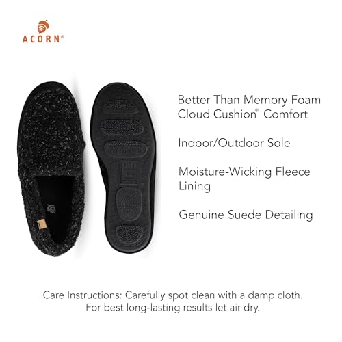 Acorn mens Moccasin Slippers2