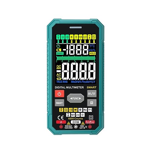 Multimètre intelligent DELURA 120B-green avec fonction True RMS et NCV