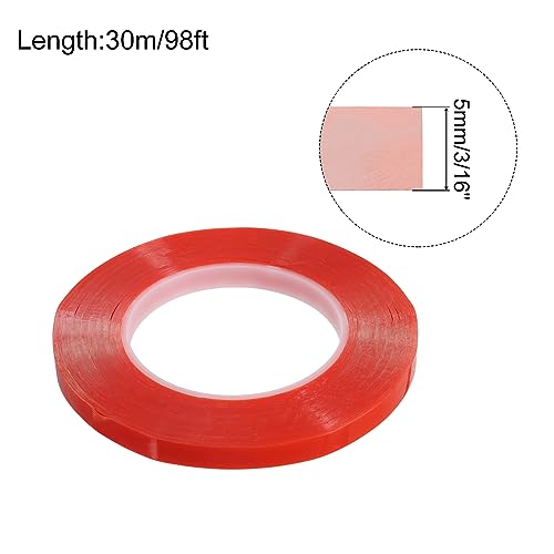 Image of MECCANIXITY 3 /16 inch x 98ft Phone Repair Adhesive Tape LCD Screen Repair Sticker Double Sided for Cell Phone Tablet Laptop