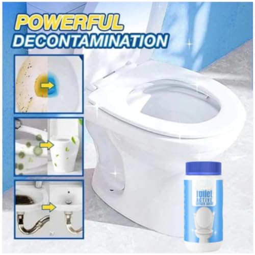 Image of Powerful Toilet Cleaner Active Oxygen Powder | Deep Cleaning, Stain Removal & Odor Control | Fast-Foaming Formula for Toilets & Bathroom (Pack of 1)