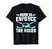 Hockey Player Born To Enfore The Rules Arbitre de hockey sur glace T-Shirt