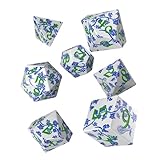 Q Workshop Full Art Dice Set: Porcelain