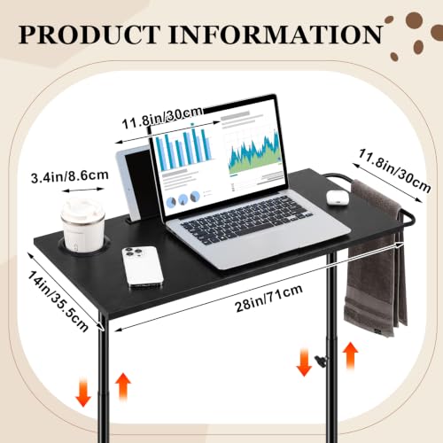 Image of Weysat Walking Pad Desk, Adjustable Height Treadmill Desk, 31.5 inch-47.2 inch