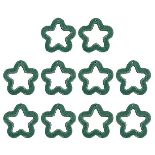 Accesorios para hacer joyas, 10 cuentas acrílicas huecas de estrella para hacer collares, cuentas sueltas para pulseras