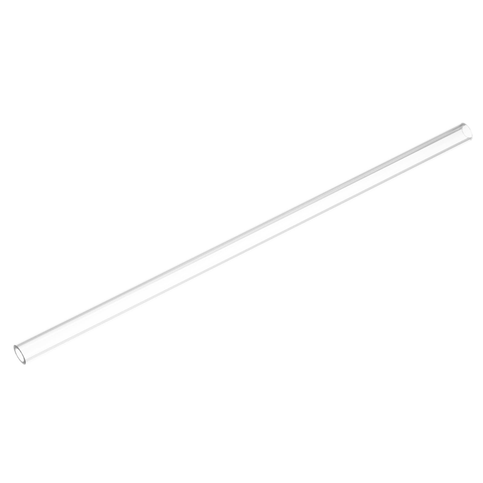 uxcell 2pcs Clear Rigid Tubing Pipe 8mm(5/16") ID x 12mm OD 1Ft(305mm) Round Plastic Polycarbonate Tube