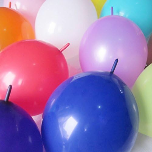 Miniatura 3 de Wrapables Globos de látex Link-O-Loon (paquete de 30), 10 pulgadas, color rosa