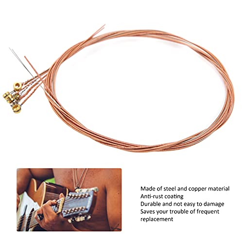 Corde de guitare acoustique Remplacement de cordes de guitare acoustique Revêtement antirouille Léger Accessoires pour… - Les Beatles, Paul McCartney, John Lennon, RIngo Starr, George Harrison Corde de guitare acoustique Remplacement de cordes de guitare acoustique Revêtement antirouille Léger Accessoires pour… – Image 4