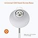 LEPOWER Metal Desk Lamp, Adjustable Goose Neck Table Lamp, Eye-Caring Study Desk Lamps for Bedroom, Study Room and Office (White)