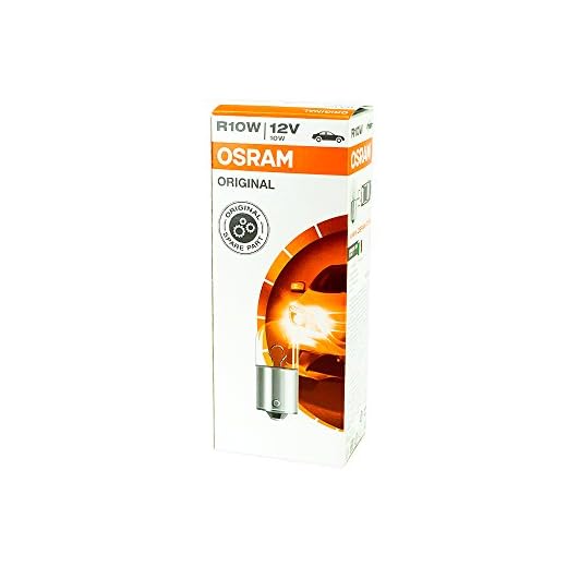 10x OSRAM GLÜHBIRNEN 12V 10W BA15s RÜCKLICHT KENNZEICHEN STANDLICHT