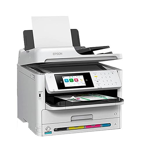 Multifuncional Epson Workforce WF-C5810 (Ethernet/Wi-Fi/Duplex/ADF/Bivolt) Branca