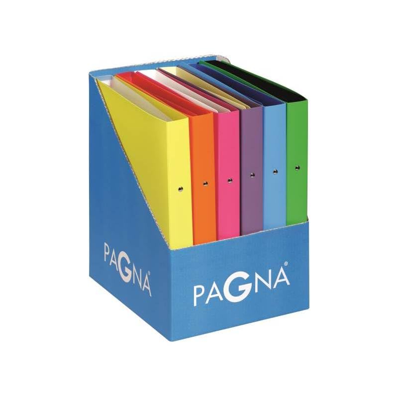 Quaderno ad anelli A4 2 Anelli 25 mm in PP COLORI ASSORTITI – CONFEZIONE DA 12 pezzi