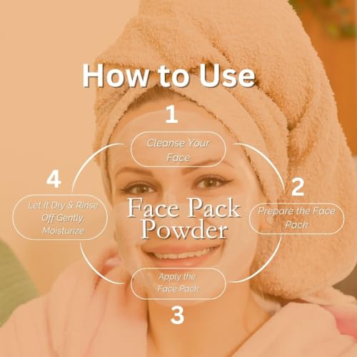 Image of Utkrisht Khadi Turmeric Face Pack Powder 100g | For Breakouts, Dark Sports & Pigmentation | Glowing & Brightening | Pure, Natural & Ayurvedic | Removes Durt & Impurities | Face Pack for Men & Women