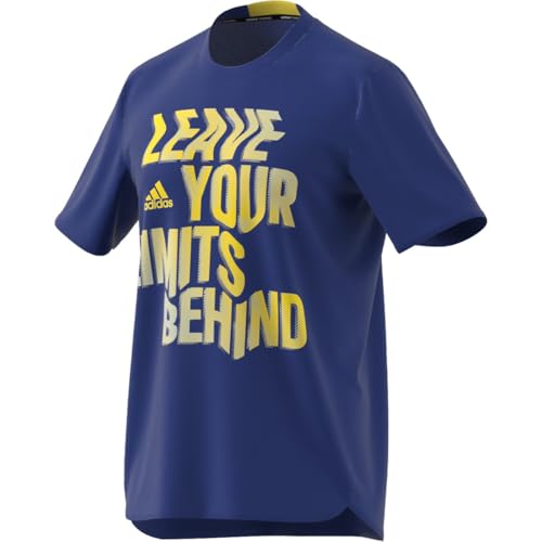 T-shirt de sport Adidas AEROREADY respirant anti-transpiration bleu XL