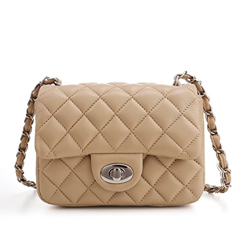 Sac en bandoulière peaux d'agneau pour ranger vos essentiels légers
