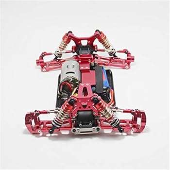 RC限定パーツ　レッド WPL D12 1:16RCカーパーツ用4PCS5mm-12mmホイール六角ハブ