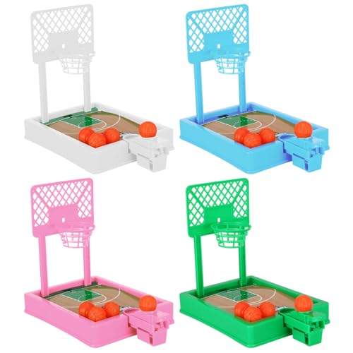 Xiuyer Juego De Baloncesto De Mesa - 4 Pcs Mini Juguetes para Niños y Niñas - Favores De Fiesta