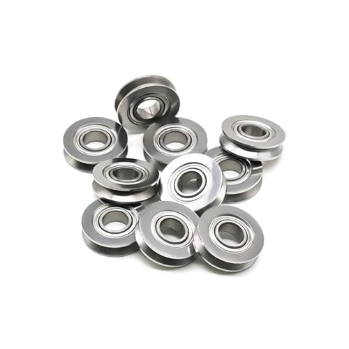 Roulement en V SV6-16ZZ en acier inoxydable de 6x16x4 mm pour poulie de rail