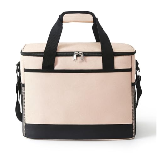 Bolsa Termica Porta Alimentos 18L, Bolsa Nevera Portatil, Nevera Playa, Lancheira Termica, Porta de Comida con Forro Plástico Aislamiento Térmico,Genial para Playa,Picnic,Camping,Barbacoa