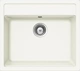 Schock Nemo N100007 Lavello, Cristalite Plus, Bianco Alpina, 57x51x18 cm