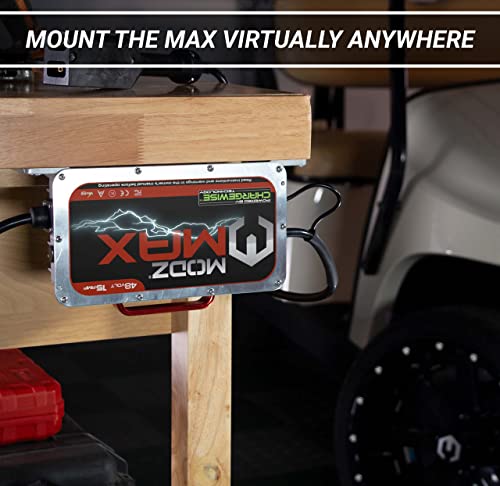 MODZ® Max48 15 AMP Club Car Battery Charger for 48 Volt Golf Carts - 3-Pin Round