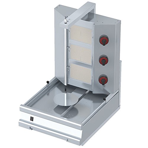 Macfrin 5345 Asador Gyros Kebab a Gas 30 Kilos