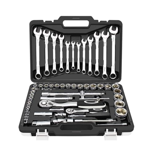Kit de herramientas combinado 53 piezas para reparación de autos miniatura 2