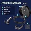 E-S1mple EV/Electric Vehicle Charging Cable Type 2 to Type 1 EV Charging Cable 32A 5M 7.2KW with Bag for Mitsubishi Outlander Phev Nissan Leaf Shougun #1