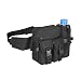Wellvoo Tactical Waist Pack Pouch with Water Bottle Pocket Holder Waterproof Molle Fanny Hip Belt Bag
