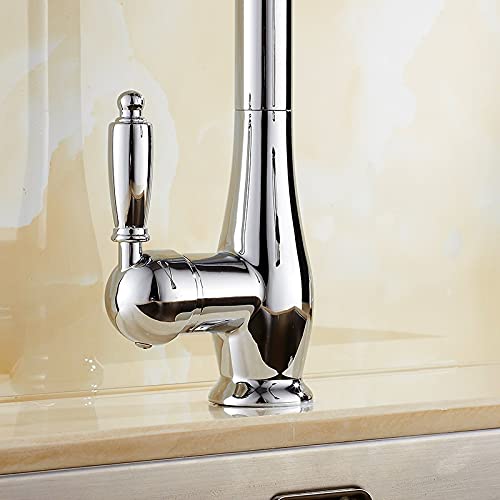 Robinet de cuisine extractible pour simplifier la préparation des repas en famille - 4