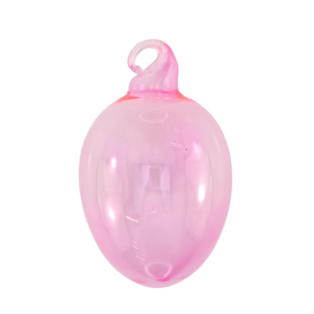 Crafty Capers Pink Pastel | Coloured Glass Easter Egg | Hanging Ornament | Gisela Graham