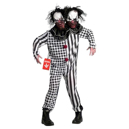Morph Scary Clown Costume for Adults, Killer Clown Costume Men