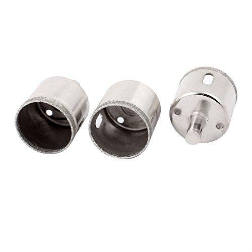 Brocas para vidrio con recubrimiento de diamante 35 mm 3 piezas miniatura 1