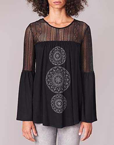 Desigual Ts_neusifu, Maglia a Maniche Lunghe