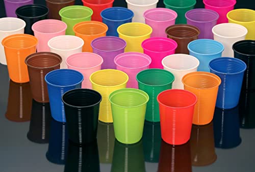 Copos Descartáveis de 200ml para festa: 100 unidades