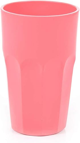 Miniatura 4 de Mintra Home Vasos irrompibles, paquete de 4 (grandes, 15 onzas, salmón)