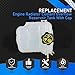 YzusGomumu Engine Radiator Coolant Overflow Reservoir Tank With Cap Compatible With Buick Cascada Verano Chevrolet Cruze/Cruze Limited Orlando Replaces 603-383 DAKG-15390 FRT1216C 13256823