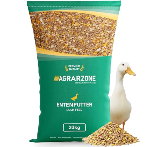 Agrarzone Nourriture pour Canards en Grains 20 kg - Nourriture autrichienne pour Canards - 100% sans OGM et dépoussiéré - Mélange de Grains pour Canards Sauvages,...